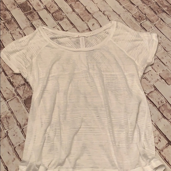 Athleta Tops - Athleta white shirt medium